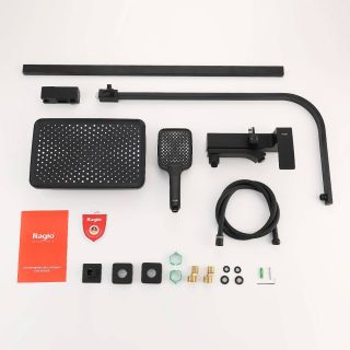 Душевая стойка Raglo R01.24.06 чёрный